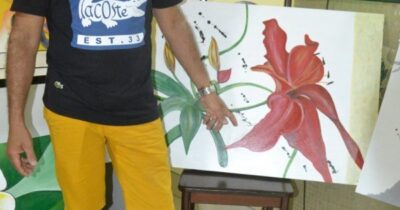 Artista plástico Ângelo Gabriel faz exposição na Câmara de São…