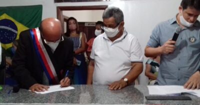 Nonato Carvalho (MDB) e Rafael do Badá (PDT) tomam posse e assumem…