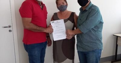 Prefeito Toca Serra e o vice Fábio Mendes, Participam de Reunião…