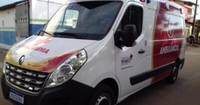 Prefeito Galego Mota de Dom Pedro recebe ambulância do…