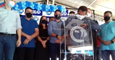 Prefeito Alex Almeida com o vice-governador Carlos Brandão…