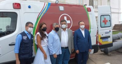 Wallace Azevedo prefeito de Icatú adquiri ambulância do Governo do…