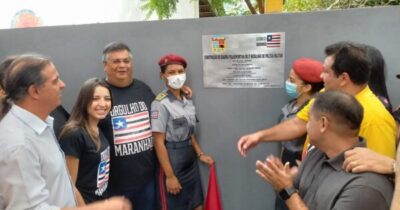 EM CAXIAS FLAVIO DINO E FÁBIO GENTIL INAUGURAM OBRAS.