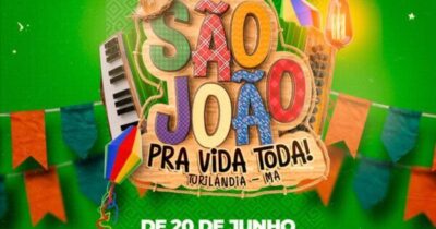 O São João é em Turilândia, de 20 de Junho a 03 de Julho no Arraiá…