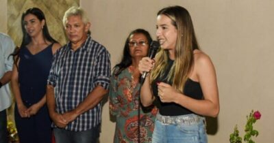 Em Caxias Davi Pinheiro promove reunião com Amanda Gentil e a…