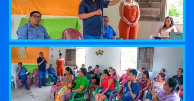 PREFEITO AMÍLCAR ROCHA E O SECRETÁRIO DE EDUCAÇÃO ANTÔNIO CARLOS…