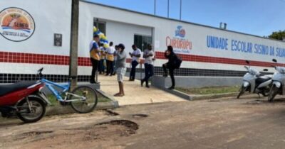 O PREFEITO ALDO LOPES REINAUGURA DUAS ESCOLAS EM CARURUPU