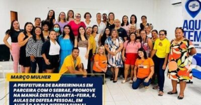 HOJE É UM DIA ESPECIAL DEDICADO AS MULHERES DE BARREIRINHAS.