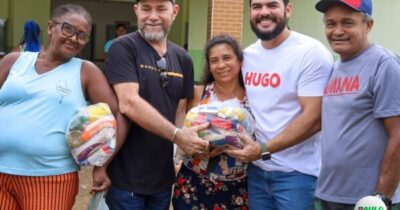 TURILÂNDIA COMEMORA A SEMANA DA PÁSCOA ENTREGANDO CESTAS BÁSICAS E…