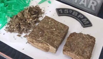 PMMA REALIZA APREENSÃO DE DROGAS EM OLHO D’ÁGUA DAS CUNHÃS