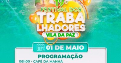 TURILÂNDIA VAI COMEMORA NO DIA 01 O DIA DO TRABALHADOR.