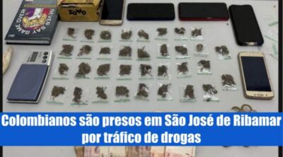Colombianos são presos em São José de Ribamar por tráfico de drogas