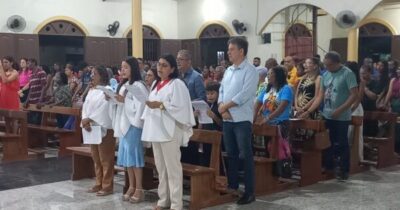ALDO LOPES E GUSTAVO PESTANA PARTICIPAM DE MISSA NA IGREJA DE SÃO…