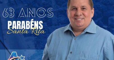 PARABÉNS: SANTA RITA COMPLETA 63 ANOS DE EMANCIPAÇÃO POLÍTICA.