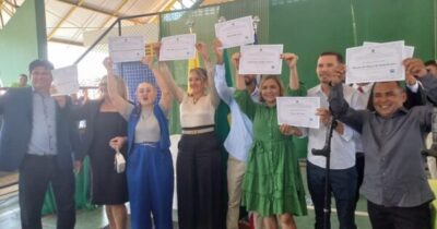 ALDEIAS ALTAS ENCERRA PROCESSO ELEITORAL REALIZANDO DIPLOMAÇÃO.