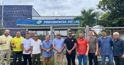PREFEITO ALDO LOPES RECEBE SUPERINTENDENTE DO INSS PARA TRATAR DA…