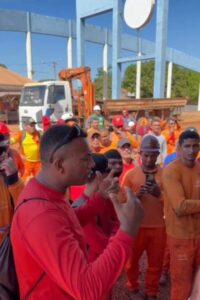 Trabalhadores entram em greve e obra da nova Ponte em Estreito é paralisada