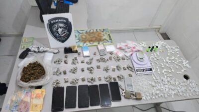 POLÍCIA CIVIL CUMPRE MANDADO DE PRISÃO CONTRA UM HOMEM E PRENDE UMA MULHER POR TRÁFICO DE DROGAS EM SÃO LUÍS