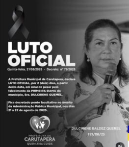 Grave Acidente mata primeira dama de Carutapera-MA