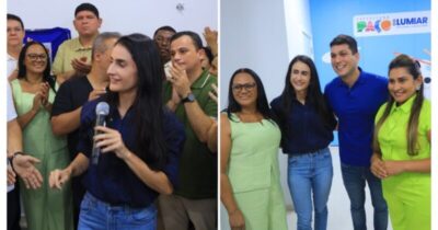 Mariana Brandão marca presença na entrega da UBS do Maiobão ao…