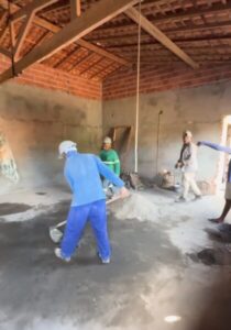 Obras de reforma avançam na Escola do povoado Mamede, em Barreirinhas