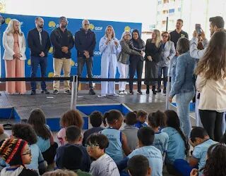 A governadora em exercício Celina Leão entrega Blocos modulares que dobram a capacidade da Escola Classe 614 em Samambaia