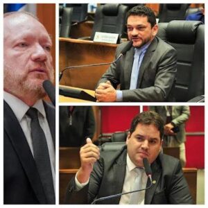 Cláudio Cunha e João Batista Segundo expõem incoerência de Othelino Neto no plenário da Assembleia