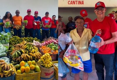 Prefeito Zé Martins entrega Cestas Verdes a famílias carentes de três quilombos