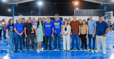 Juscelino Filho é recebido com festa em São Raimundo das Mangabeiras