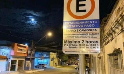 Zona Azul passa a vigorar hoje 1° de Setembro