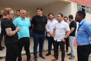 Pinheiro – Prefeito André da RalpNet participa de visitas técnicas no Hospital Regional Dr Jackson Lago, junto com membros do Governo do Estado