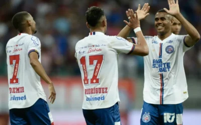 Bahia goleia o Sampaio por 4 a 0 na Copa do Nordeste