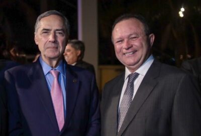 Com presidentes da Alema, do TCE-MA e procurador-geral do Estado, Brandão tem audiência com presidente do STF