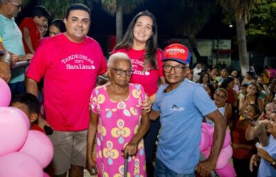 Matões: Vereadora Sara Lima atrai multidão em festival de prêmios para comemorar o dia das mães