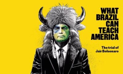 The Economist retrata Bolsonaro como extremista às vésperas de julgamento