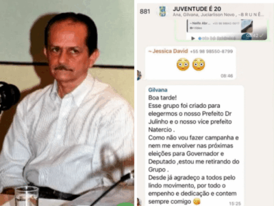 O último que sair apaga a luz: Primeira-dama “chuta o balde” e rompe com grupo político de Dr. Julinho em São José de Ribamar