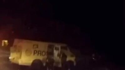 Polícia procura criminosos após explosão de carro-forte na BR-010, no Maranhão