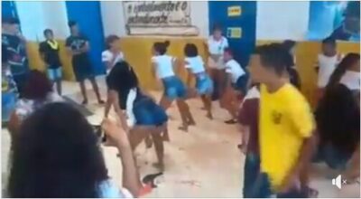 Vídeo de crianças e adolescentes dançando funk dentro de escola de Timon causa o maior “xabu”