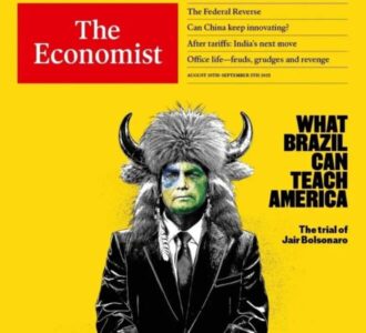 Bolsonaro na capa da Economist: lição de democracia grátis para os EUA, cortesia do STF