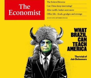 The Economist coloca Bolsonaro na capa e exalta maturidade democrática do Brasil diante dos EUA