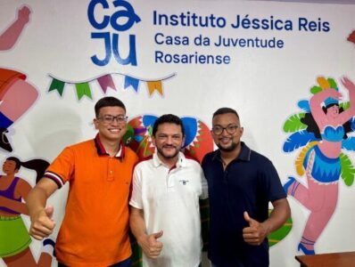 Claudio Cunha prestigia inauguração do Instituto Jéssica Reis em Rosário