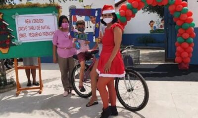 Natal é comemorado nas escolas da rede pública municipal e faz a alegria dos alunos