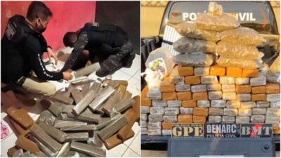 Polícia Civil prende quatro suspeitos e apreende 70 kg de drogas durante operação em Imperatriz
