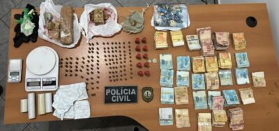 Polícia Civil apreende mais de R$ 28 mil durante operação contra tráfico de drogas no Maranhão