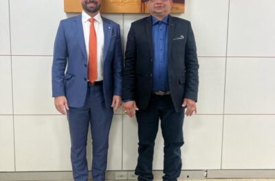 Empresário de Nina Rodrigues, Antônio José "Feio", fortalece laços em Brasília