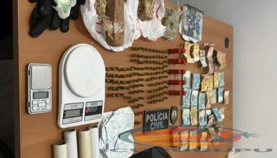 Em Mirinzal mulher é presa por tráfico interestadual de drogas