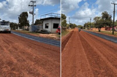 Gestão Edilson Alvorada avança com obras de pavimentação na zona rural de Palmeirândia