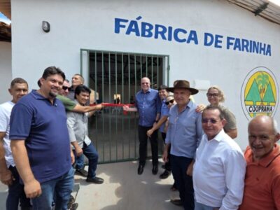 Fábrica de Farinha da Cooprama, construída com emenda do deputado Hildo Rocha, foi inaugurada