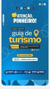 Secretarias de Turismo e Juventude, juntamente com a UEMA oferecem curso gratuito de Guia de Turismo para população Pinheirense