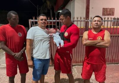 Bombeiro salva recém-nascida engasgada em ação rápida no interior do Maranhão